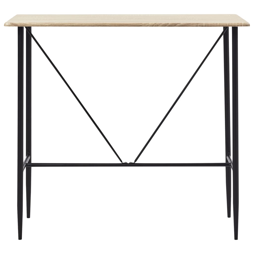 vidaXL Barski stol boja hrasta 120 x 60 x 110 cm MDF