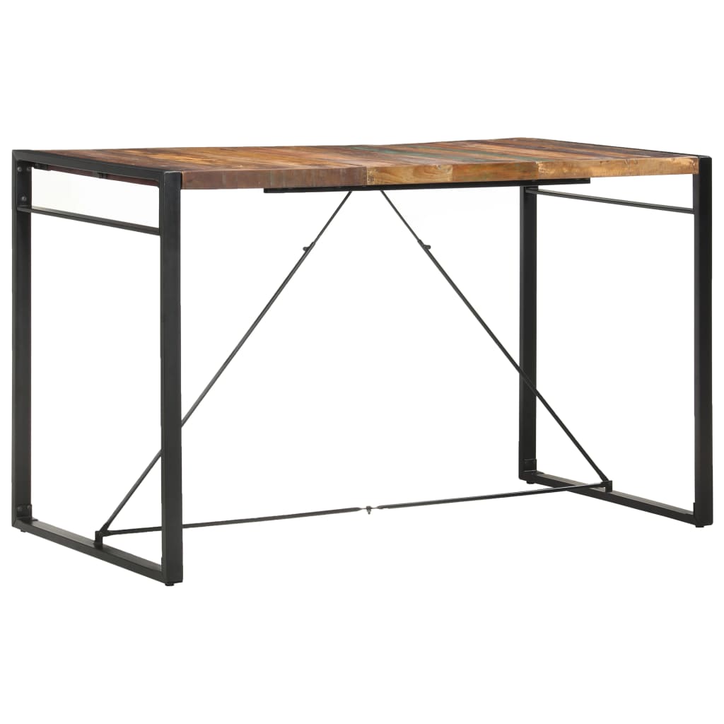 vidaXL Barski stol od masivnog obnovljenog drva 180 x 90 x 110 cm