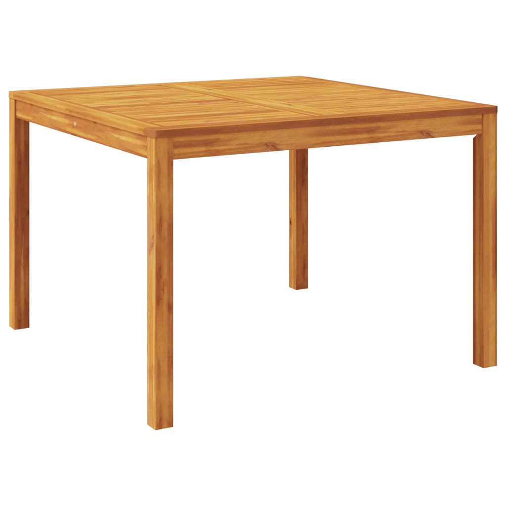 vidaXL Vrtni blagovaonski stol 110x110x75 cm masivno bagremovo drvo