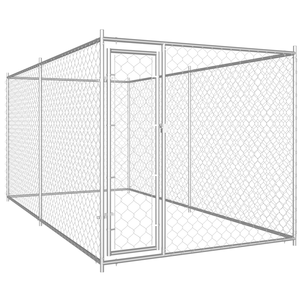vidaXL Vanjski kavez za pse 382 x 192 x 185 cm