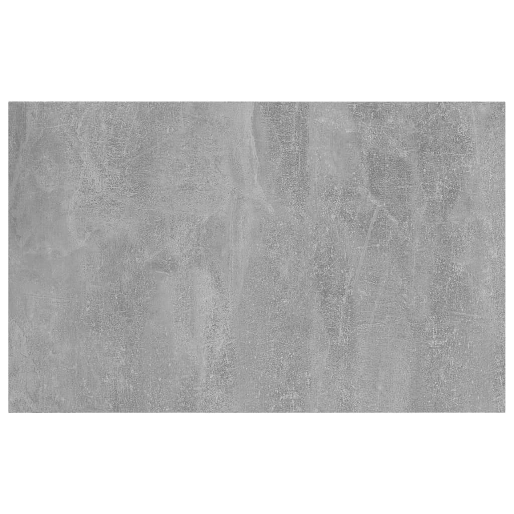 vidaXL Police za knjige 4 kom siva boja betona 80x50x1,5 cm od iverice