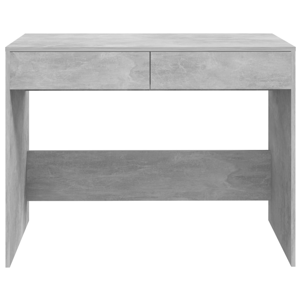 vidaXL Radni stol siva boja betona 101 x 50 x 76,5 cm od iverice