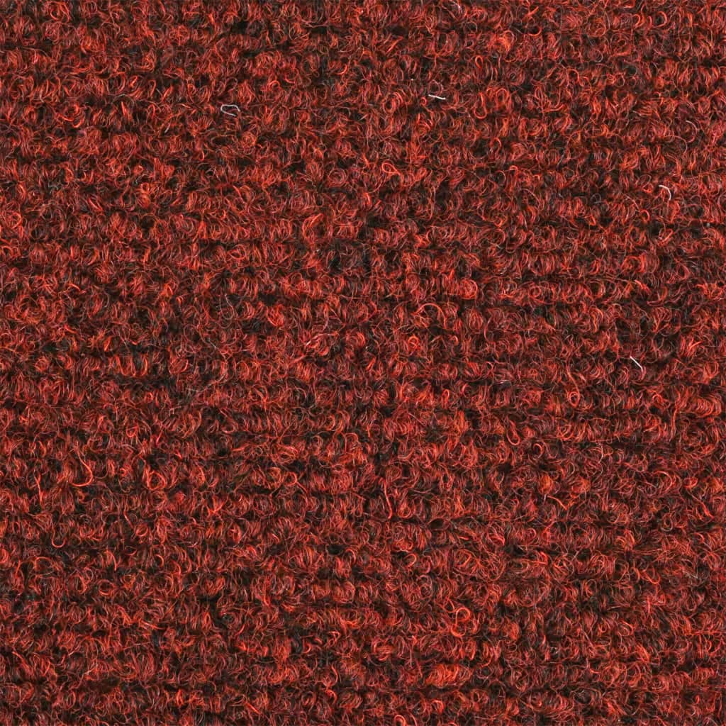 vidaXL Samoljepljivi otirači za stepenice 5 kom crveni 56 x 17 x 3 cm