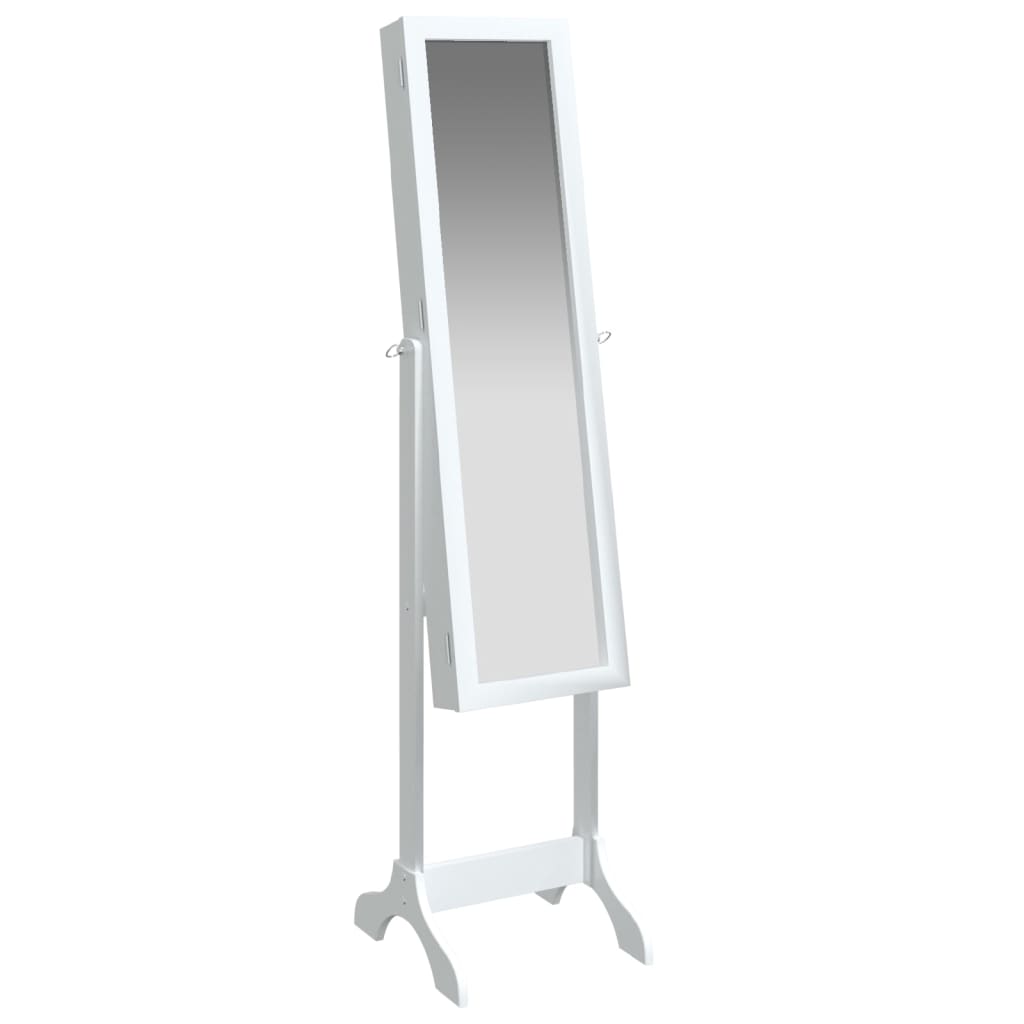 vidaXL Samostojeće ogledalo bijelo 34 x 37 x 146 cm