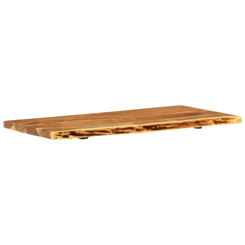 vidaXL Vrh za kupaonski ormarić od bagremovog drva 114x52x4 cm