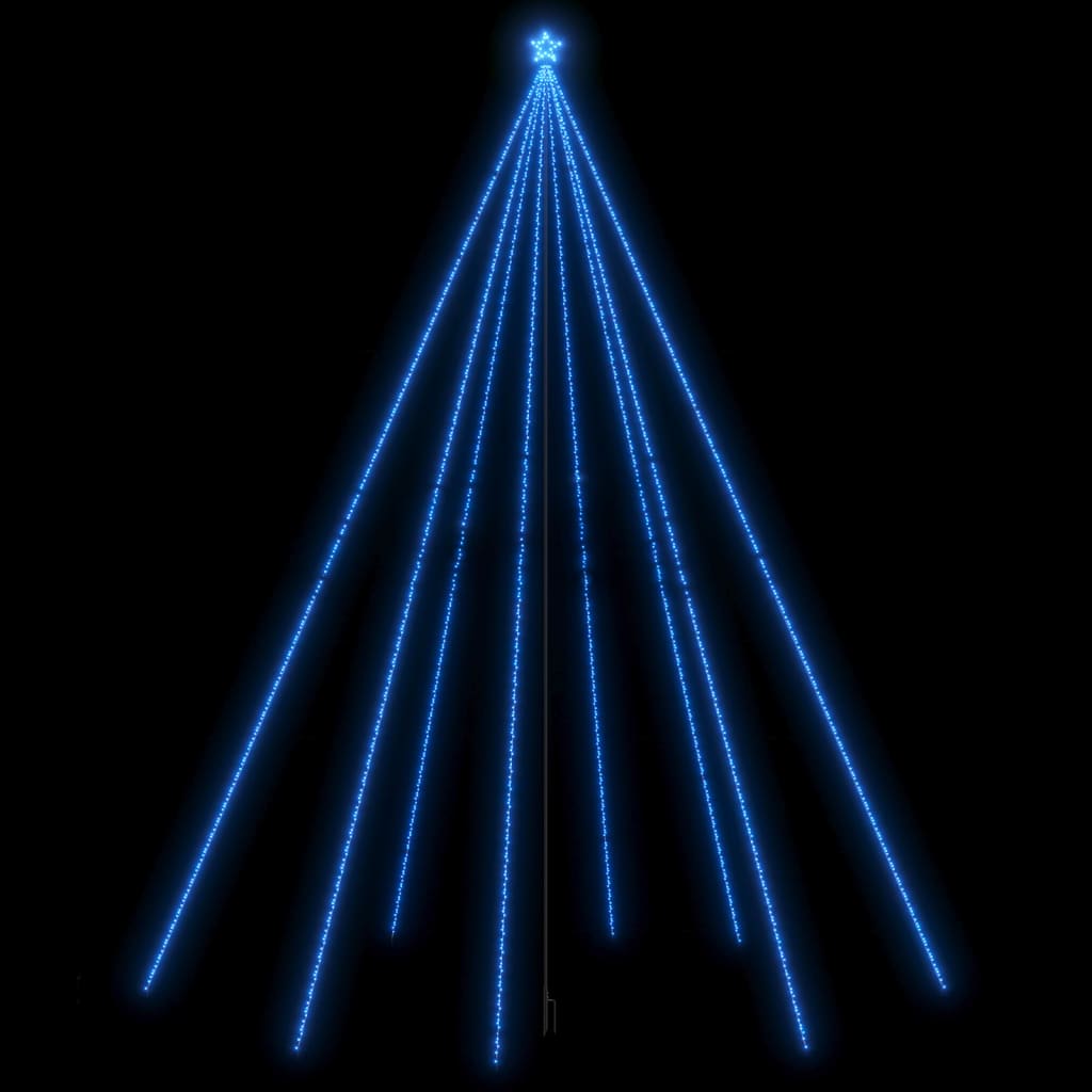 vidaXL Svjetla za božićno drvce 1300 LED žarulja plava 8 m