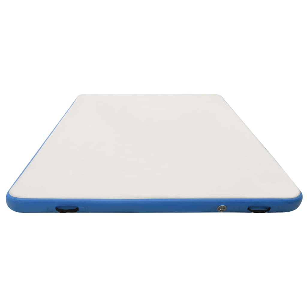 vidaXL Plutajuća platforma na napuhavanje plavo-bijela 300x300x15 cm