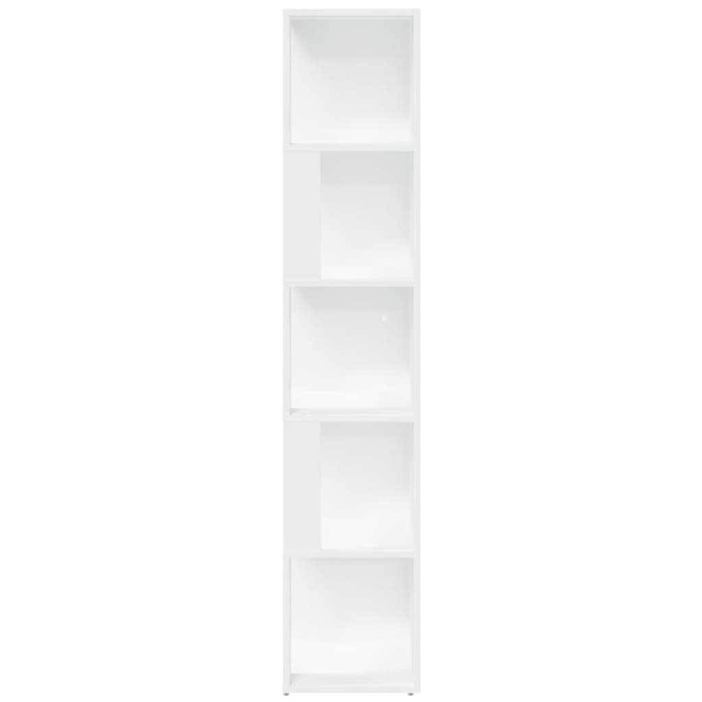 vidaXL Kutni ormarić bijeli 33 x 33 x 164,5 cm od iverice