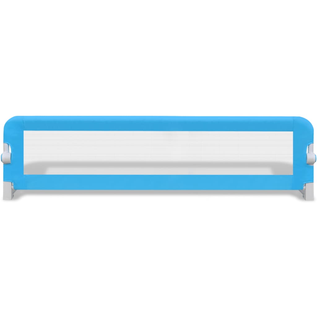 vidaXL Sigurnosna ogradica za dječji krevet 2 kom plava 150 x 42 cm