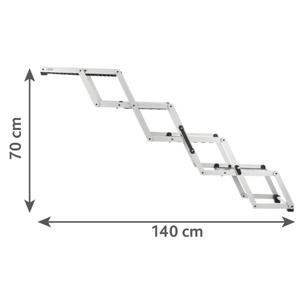 TRIXIE sklopive stepenice za ljubimce s 4 razine 160x70 cm aluminij