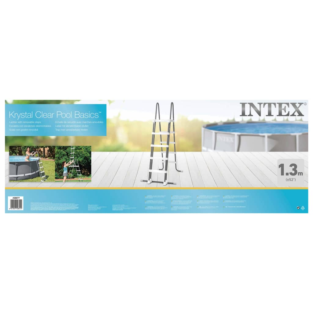 Intex sigurnosne ljestve za bazen s 5 stepenica 132 cm