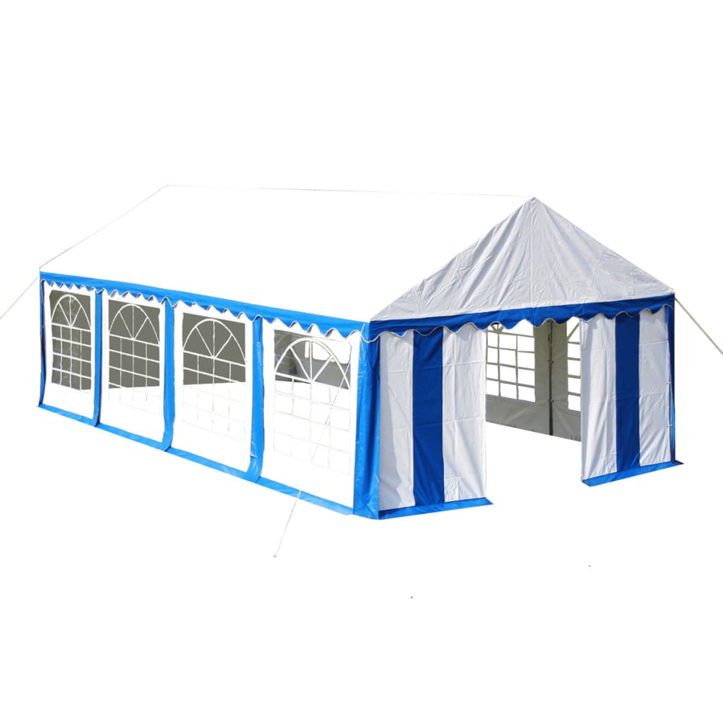 vidaXL Šator za zabave 4 x 8 m plavi