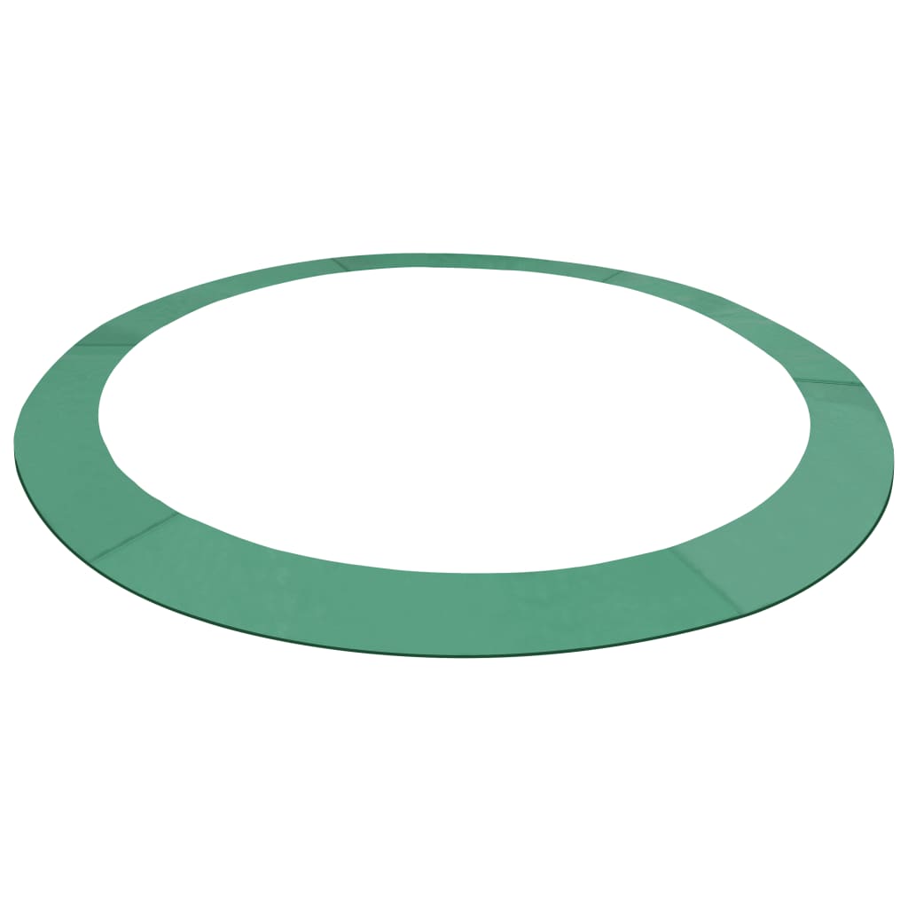 vidaXL Sigurnosna podloga PE zelena za okrugli trampolin od 4,57 m