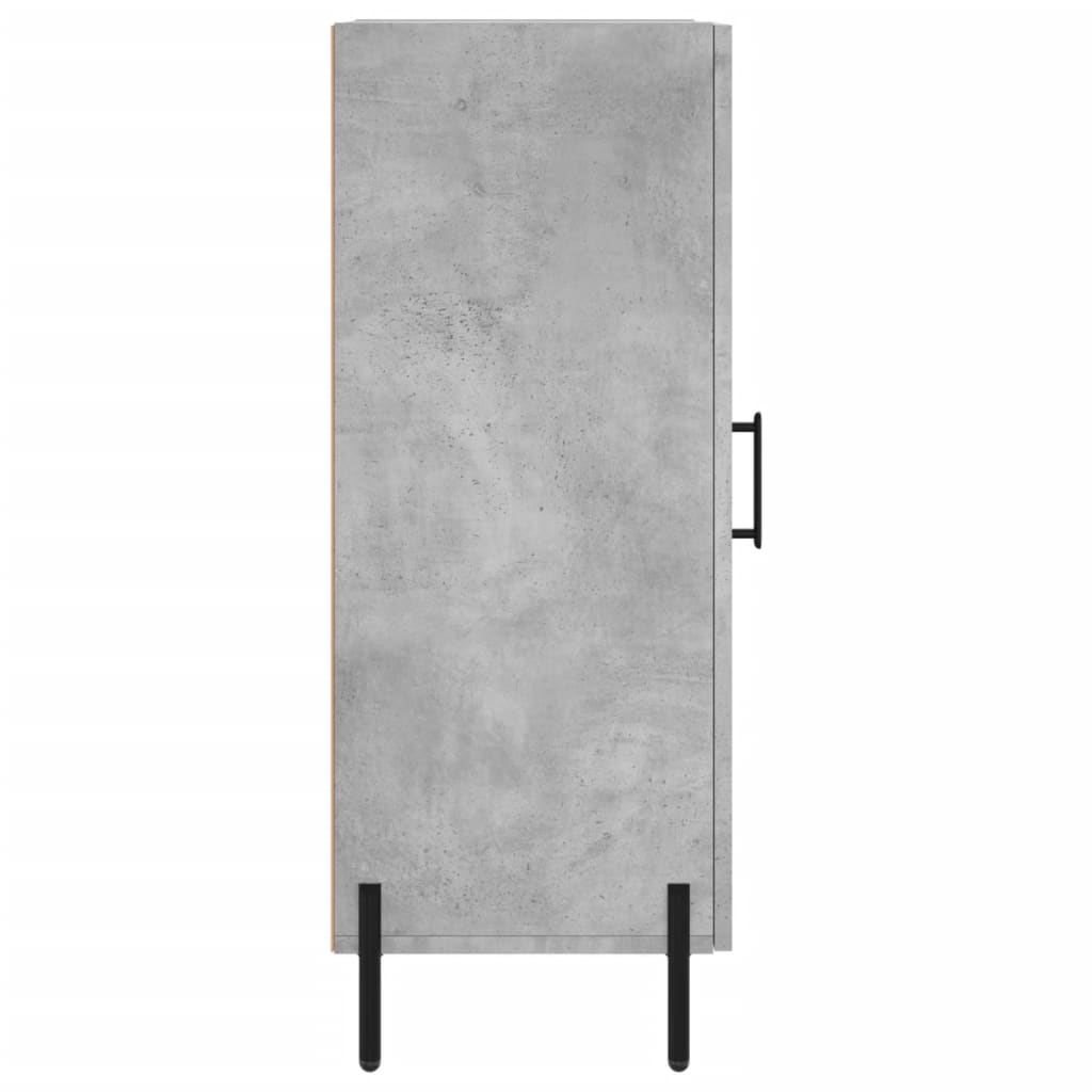 vidaXL Komoda siva boja betona 34,5x34x90 cm od konstruiranog drva