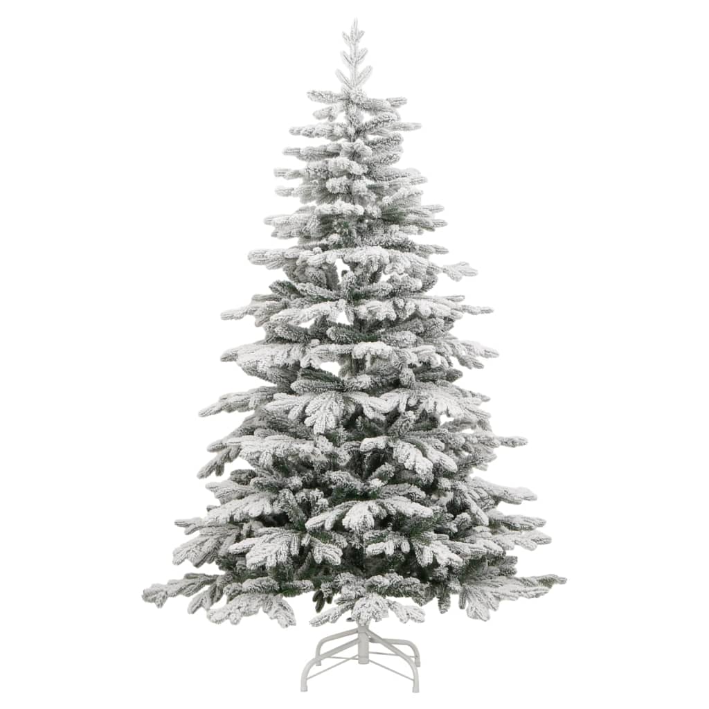vidaXL Umjetno božićno drvce 300 LED sa šarkama i kuglicama 180 cm