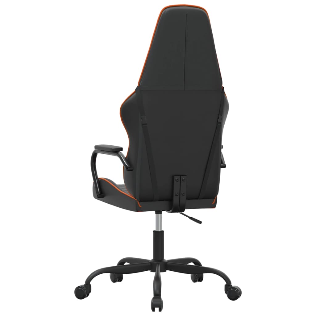 vidaXL Igraća stolica crno-narančasta od umjetne kože