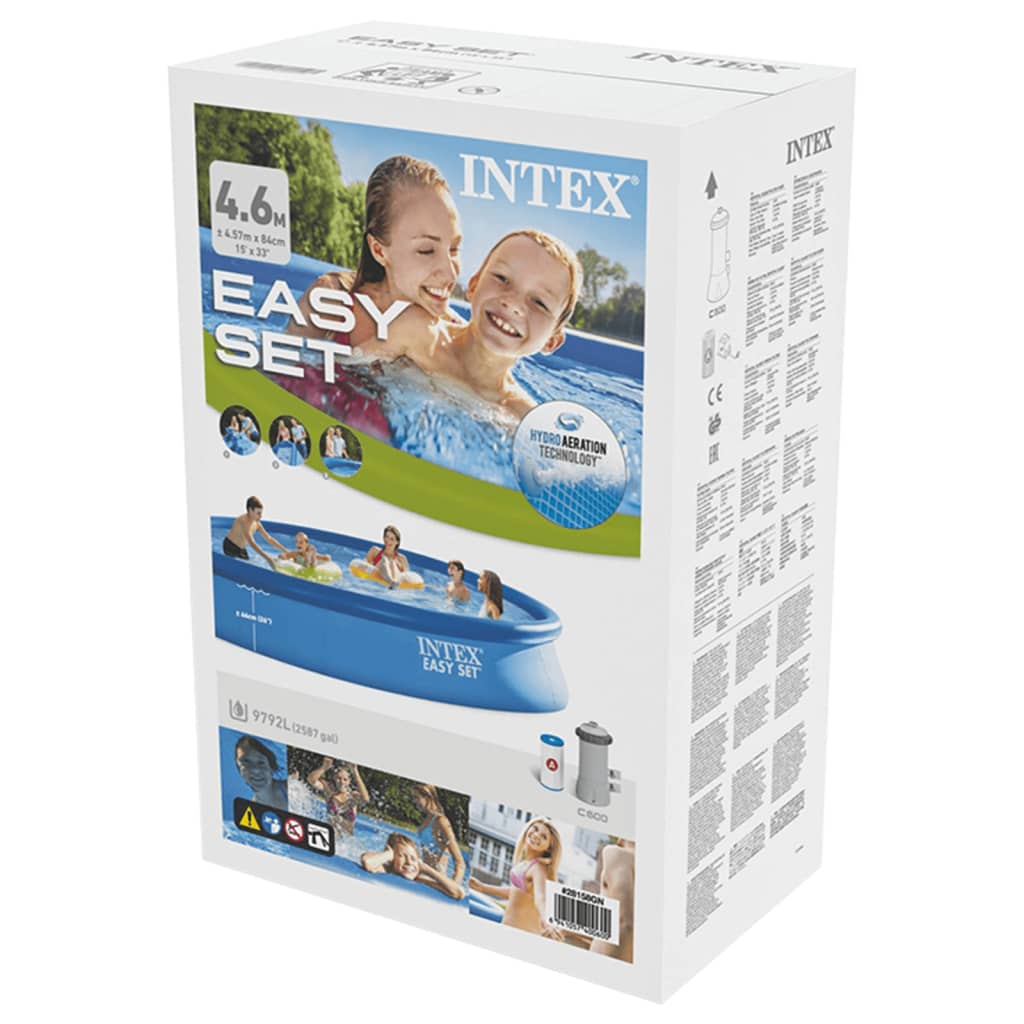 Intex bazen Easy Set s filtarskim sustavom 457 x 84 cm