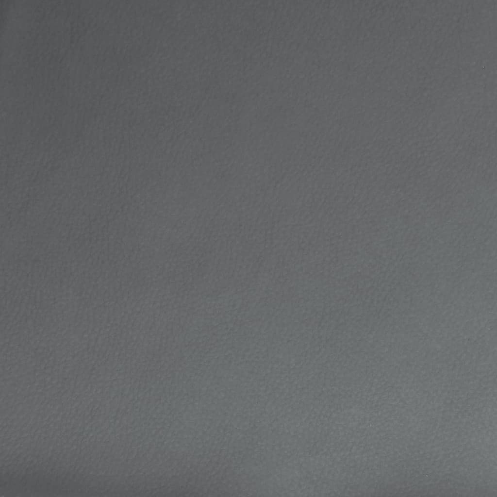 vidaXL Ležaljka siva 55 x 64 x 80 cm od umjetne kože
