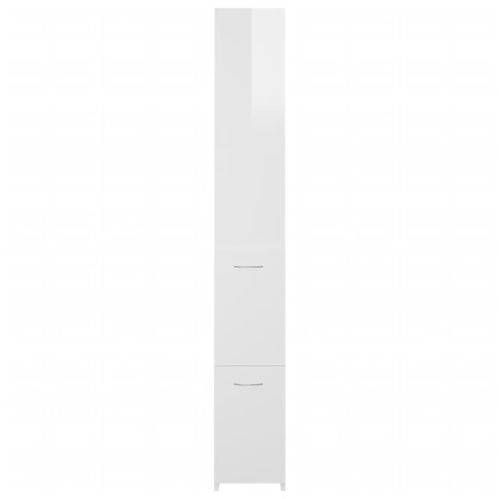 vidaXL Kupaonski ormarić sjajni bijeli 25x26,5x170cm konstruirano drvo