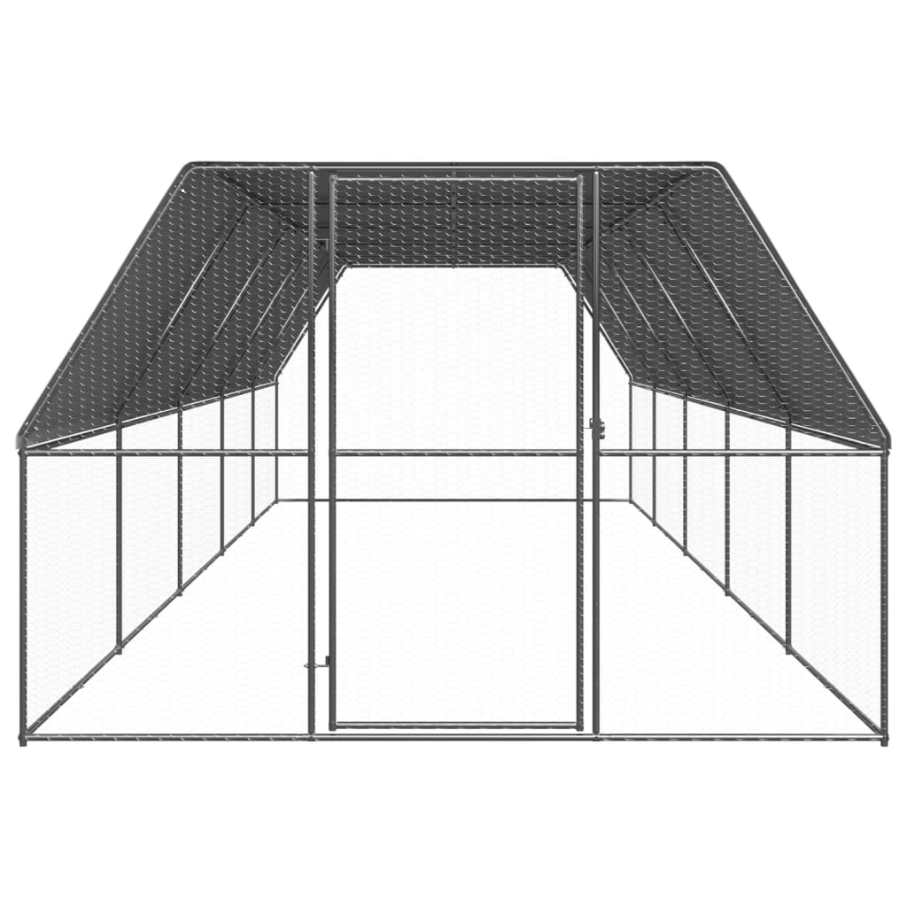 vidaXL Vanjski kavez za kokoši 3 x 10 x 2 m od pocinčanog čelika