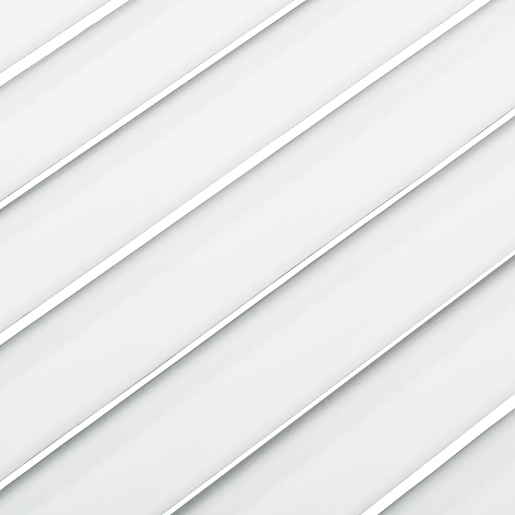 vidaXL Vrata za ormarić rešetkasta 2 kom bijela 39,5x39,4 cm borovina