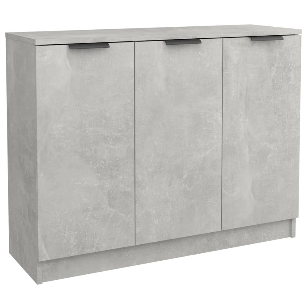 vidaXL Komoda siva boja betona 90,5x30x70 cm od konstruiranog drva