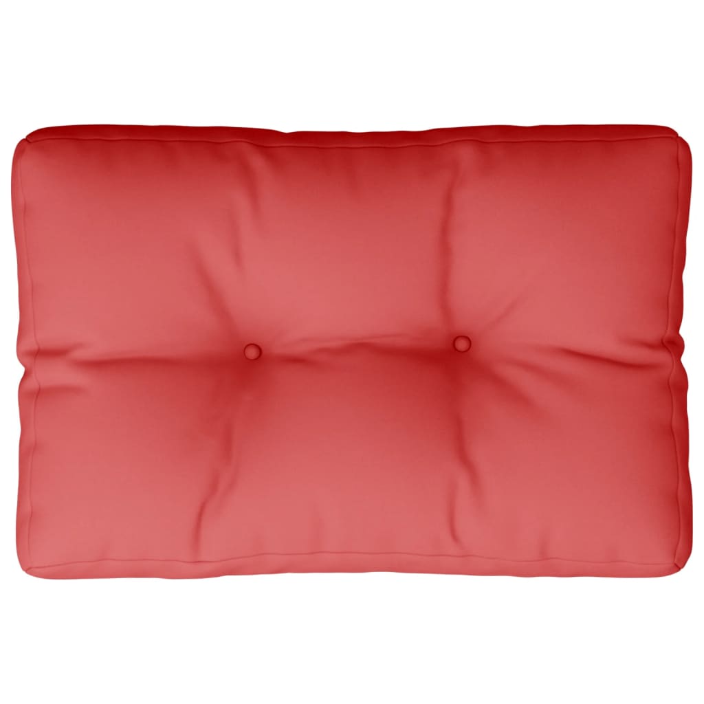 vidaXL Jastuk za palete crveni 60 x 40 x 12 cm od tkanine