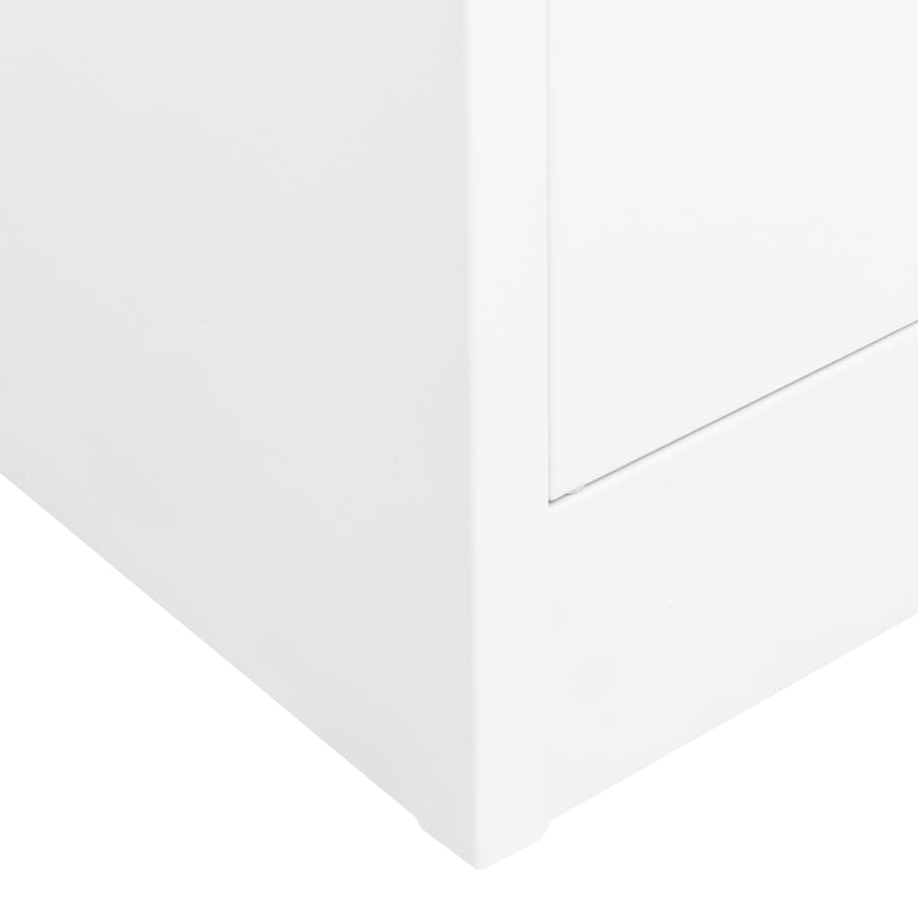 vidaXL Ormar bijeli 80 x 50 x 180 cm čelični