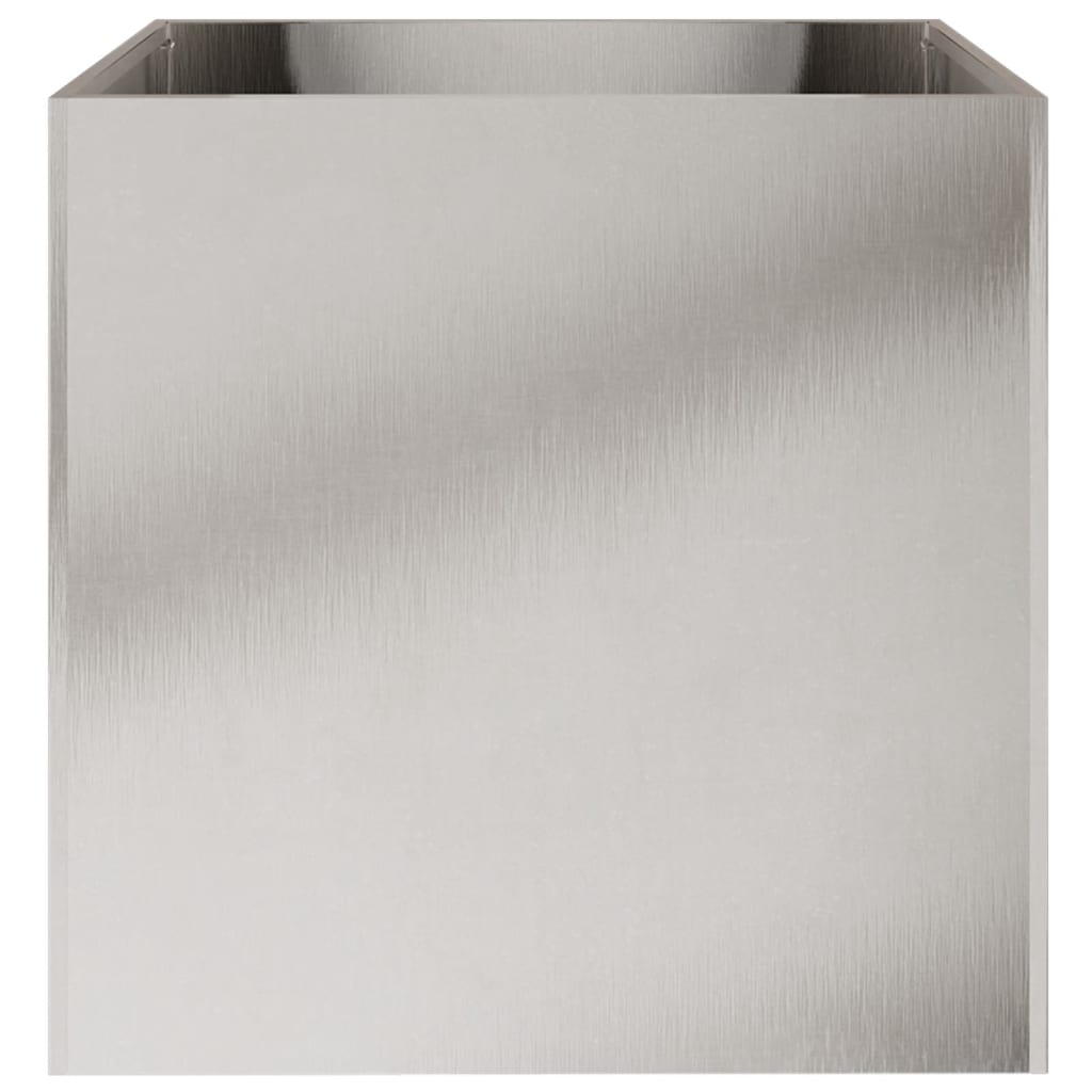 vidaXL Sadilice 2 kom srebrne 49 x 47 x 46 cm od nehrđajućeg čelika
