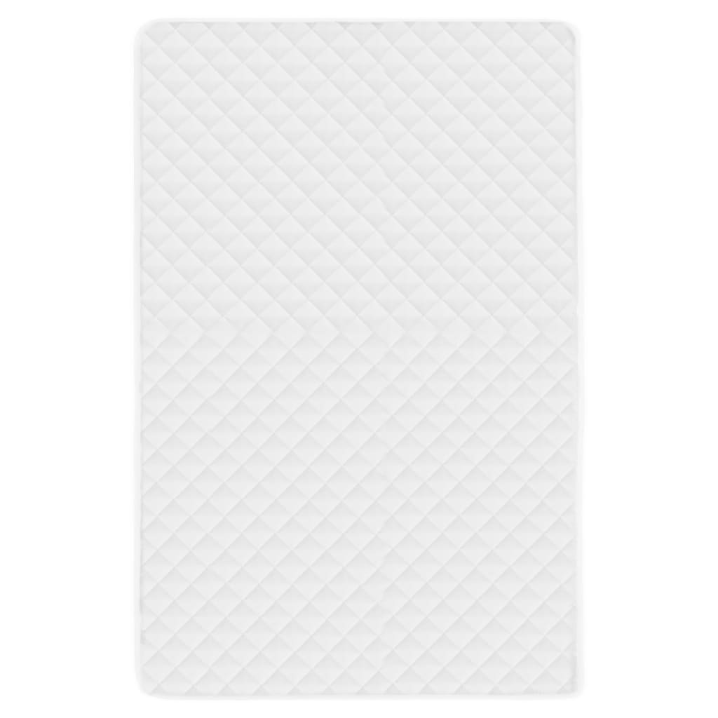 vidaXL Zaštitni prekrivač za madrac bijeli 140 x 200 cm teški