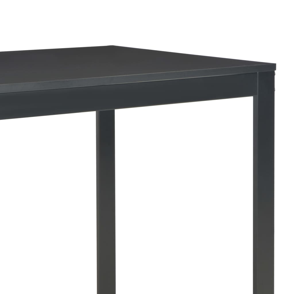vidaXL Stol za računalo crni 120 x 60 x 70 cm