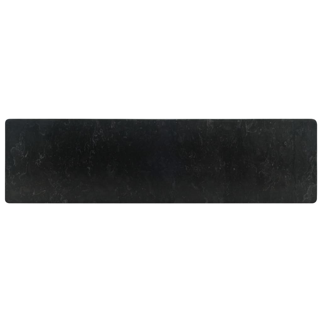 vidaXL Umivaonik 45 x 30 x 12 cm mramorni visoki sjaj crni