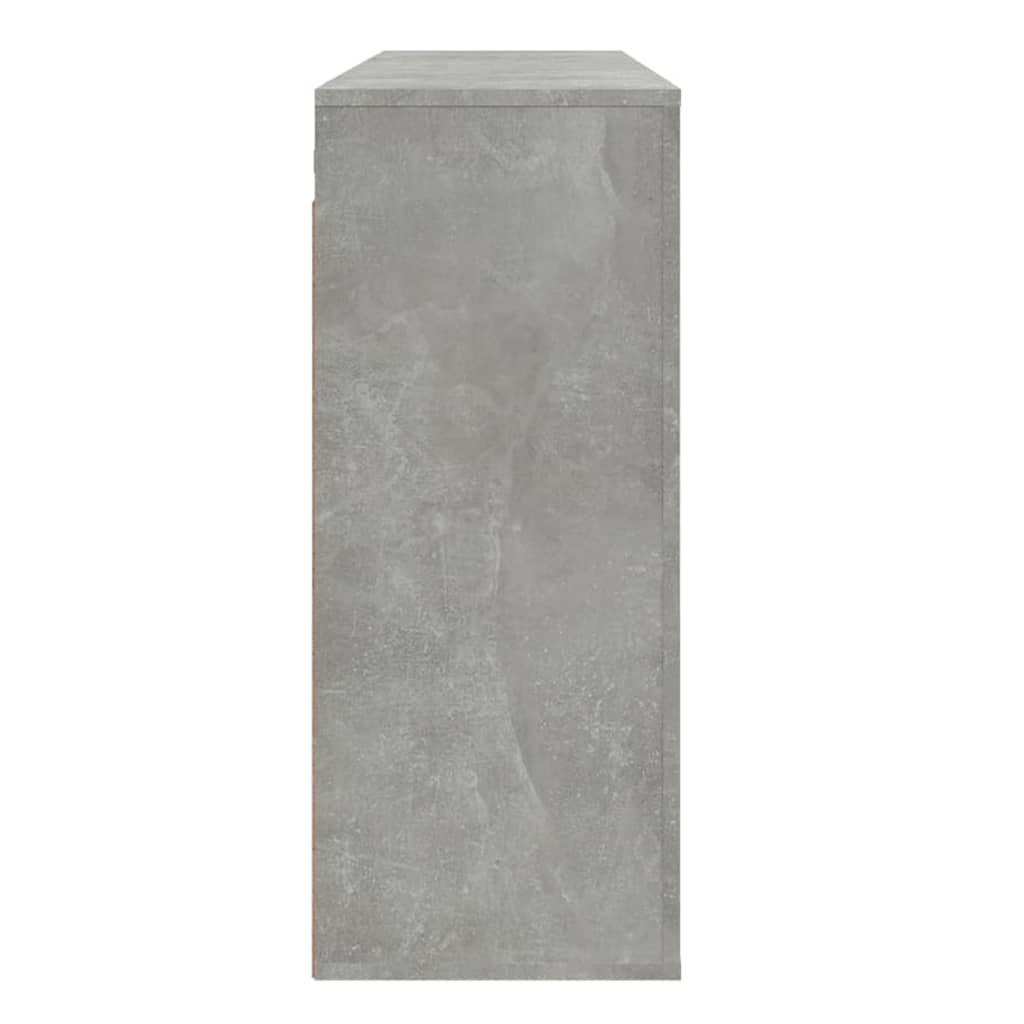 vidaXL Zidni ormarić siva boja betona 80x33x80 cm konstruirano drvo