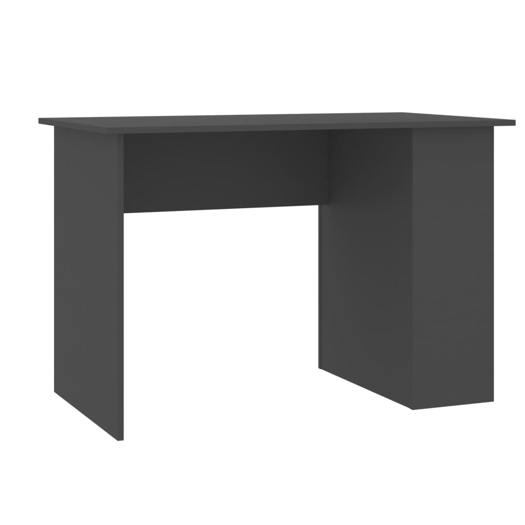 vidaXL Radni stol sivi 110 x 60 x 73 cm od iverice