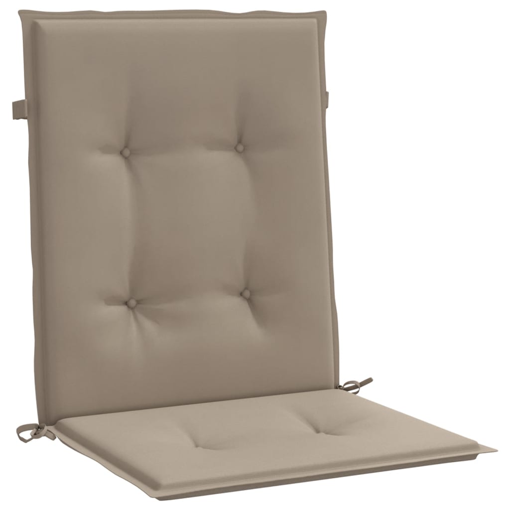 vidaXL Jastuci za vrtne stolice 6 kom smeđesivi 100x50x3 cm od tkanine