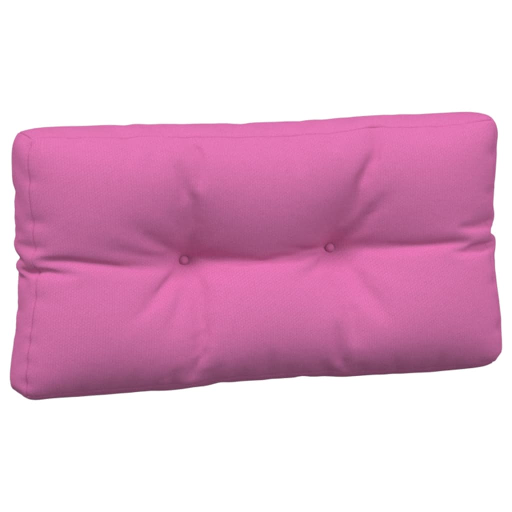 vidaXL Jastuci za palete 7 kom ružičasti od tkanine