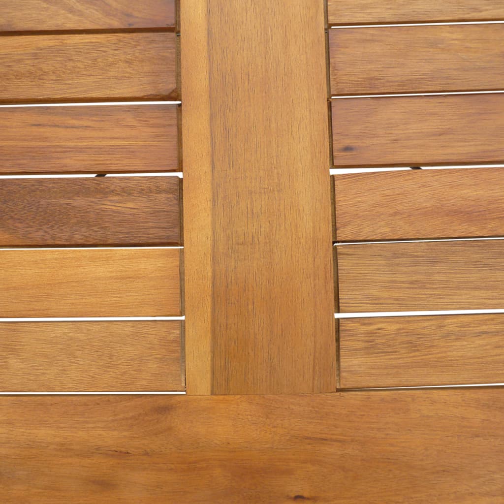 vidaXL Sklopivi vrtni stol od drvo akacije 120 x 70 x 74 cm