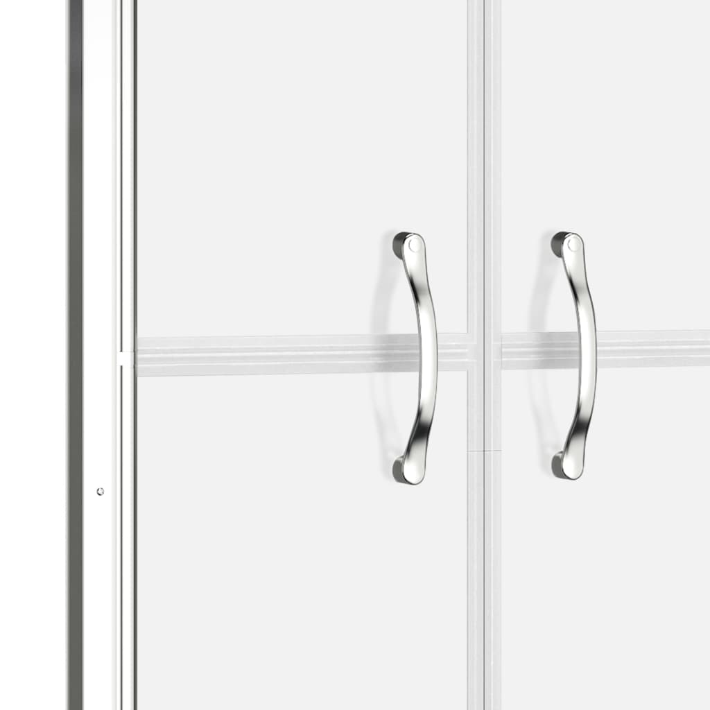 vidaXL Vrata za tuš-kabinu matirana ESG 101 x 190 cm