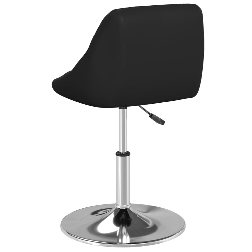 vidaXL Blagovaonske stolice od umjetne kože 2 kom crne