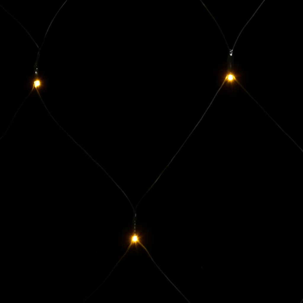 vidaXL Božićna svjetlosna mreža topla bijela 3 x 3 m 306 LED