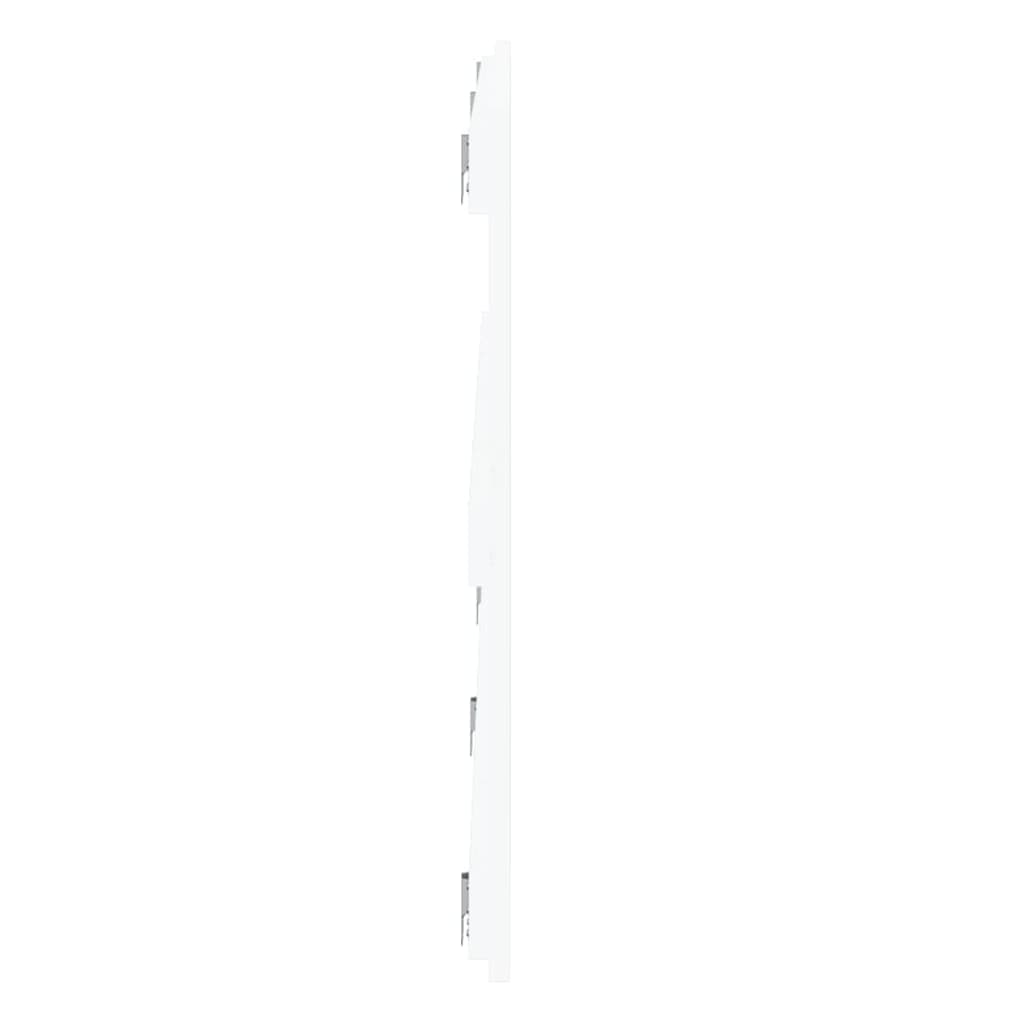 vidaXL Zidno uzglavlje bijelo 204x3x60 cm od masivne borovine