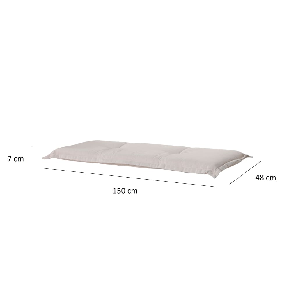 Madison jastuk za klupu Panama 150 x 48 cm svjetlobež