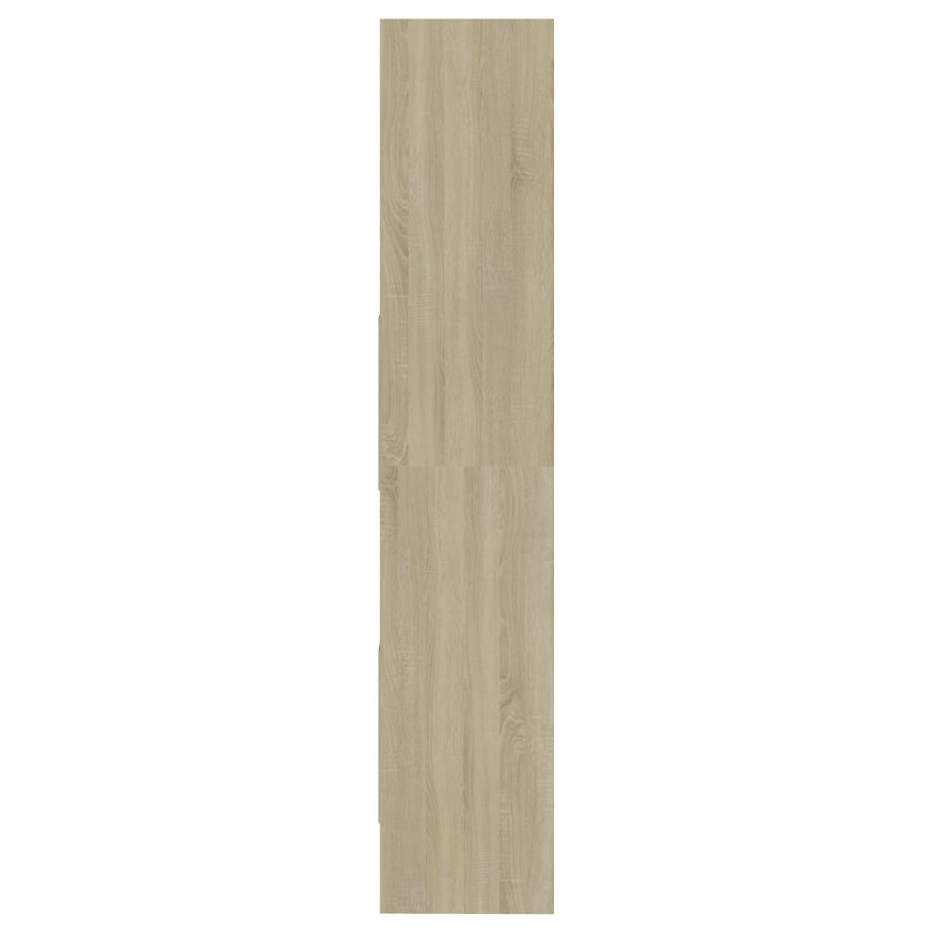 vidaXL Ormarić za knjige bijeli i boja hrasta 60 x 35 x 180 cm drveni