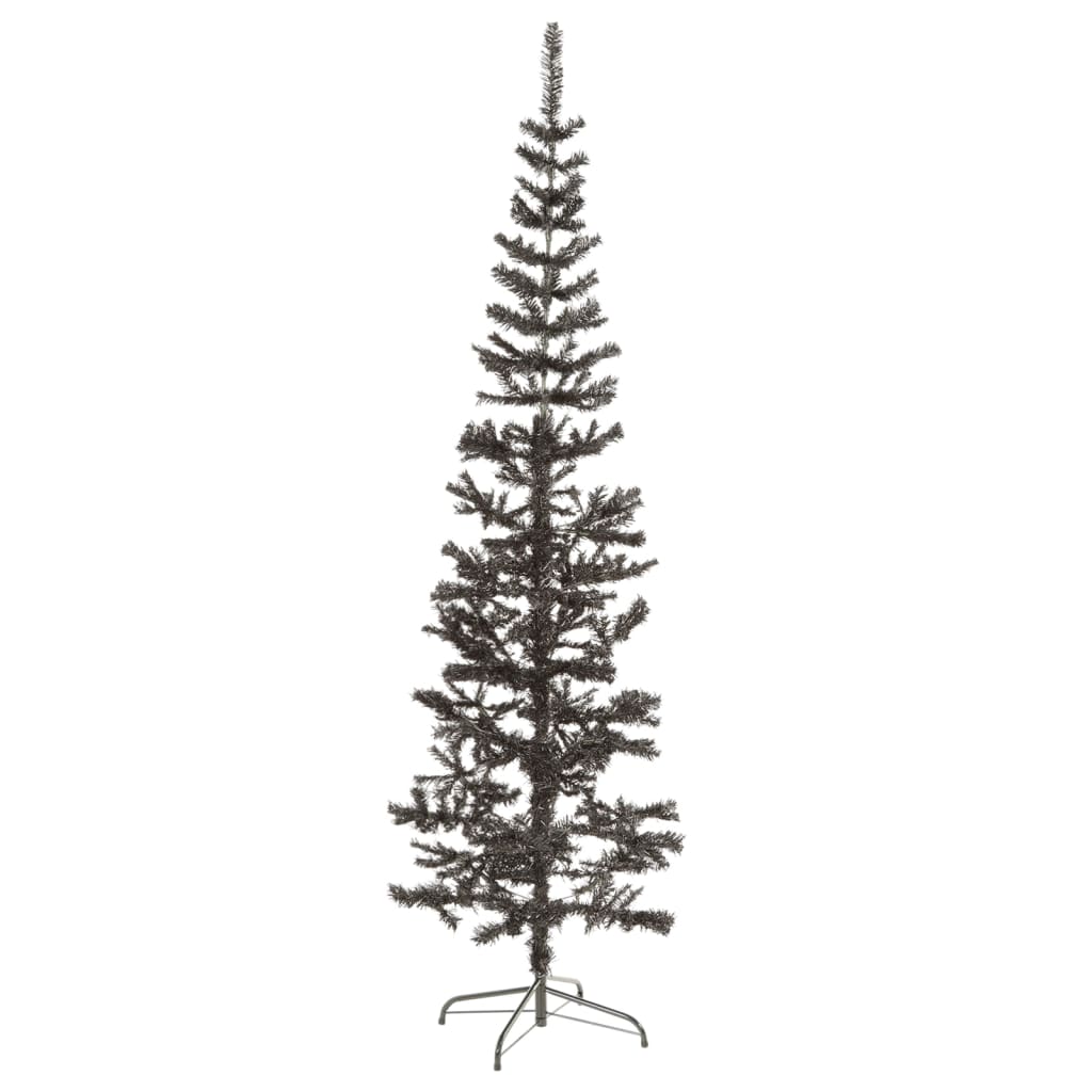 vidaXL Usko božićno drvce crno 180 cm