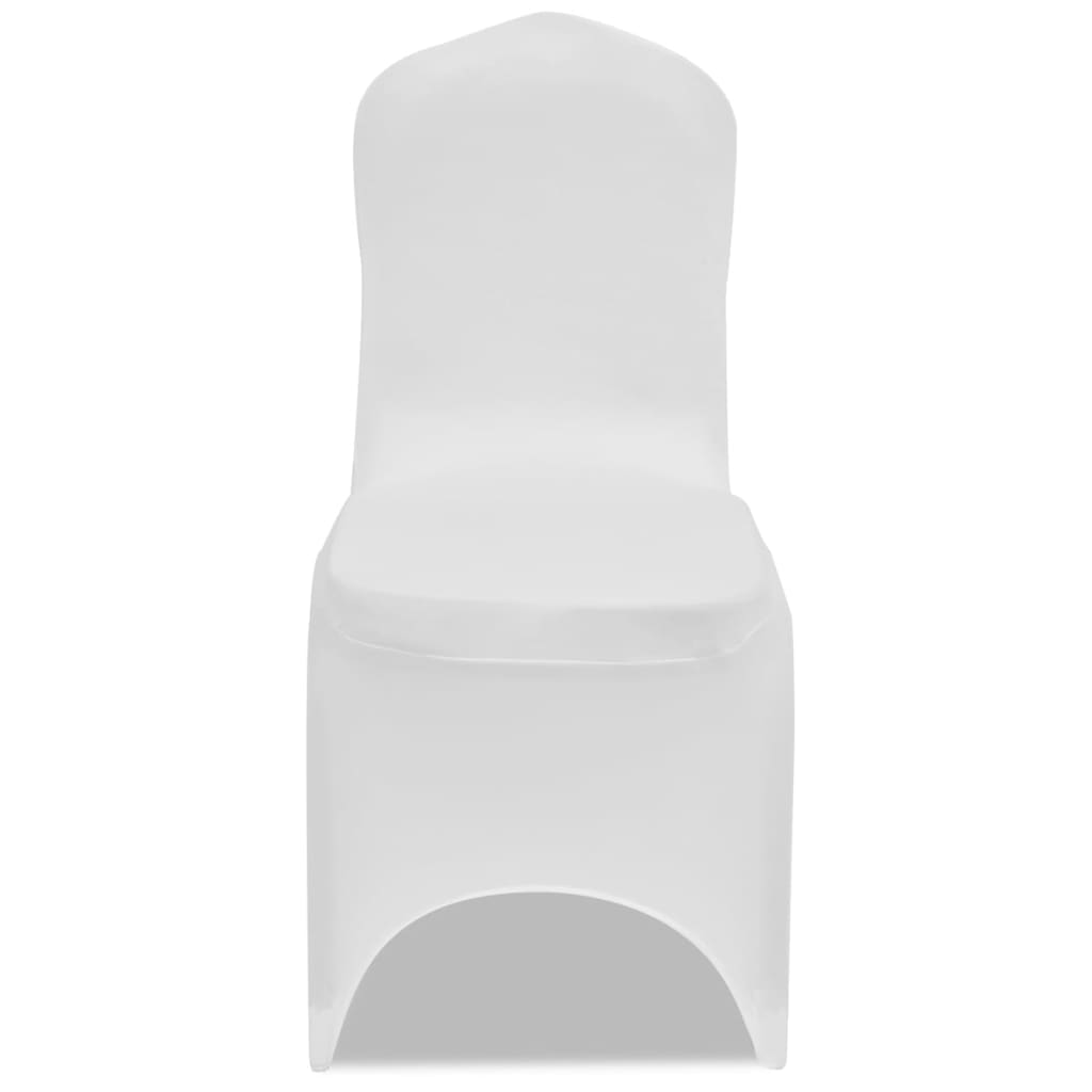 vidaXL Navlake za stolice rastezljive bijele 24 kom