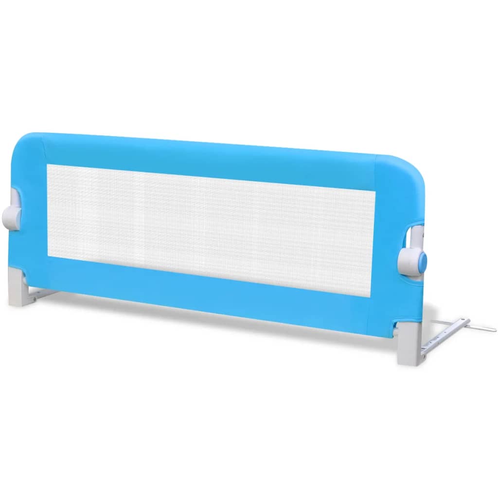 Sigurnosna ograda za dječji krevetić 102 x 42 cm plava