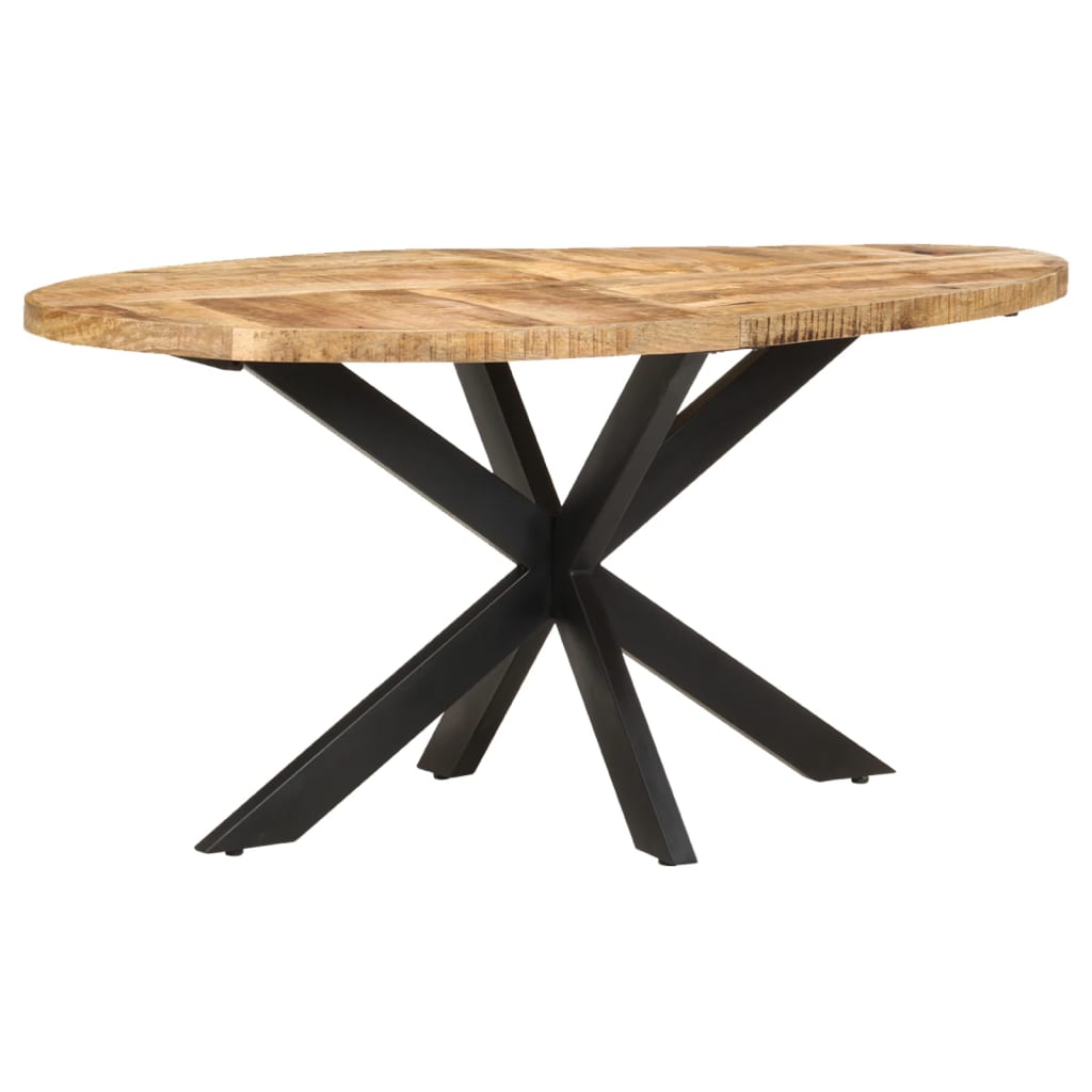 vidaXL Blagovaonski stol 160 x 90 x 75 cm od grubog drva manga