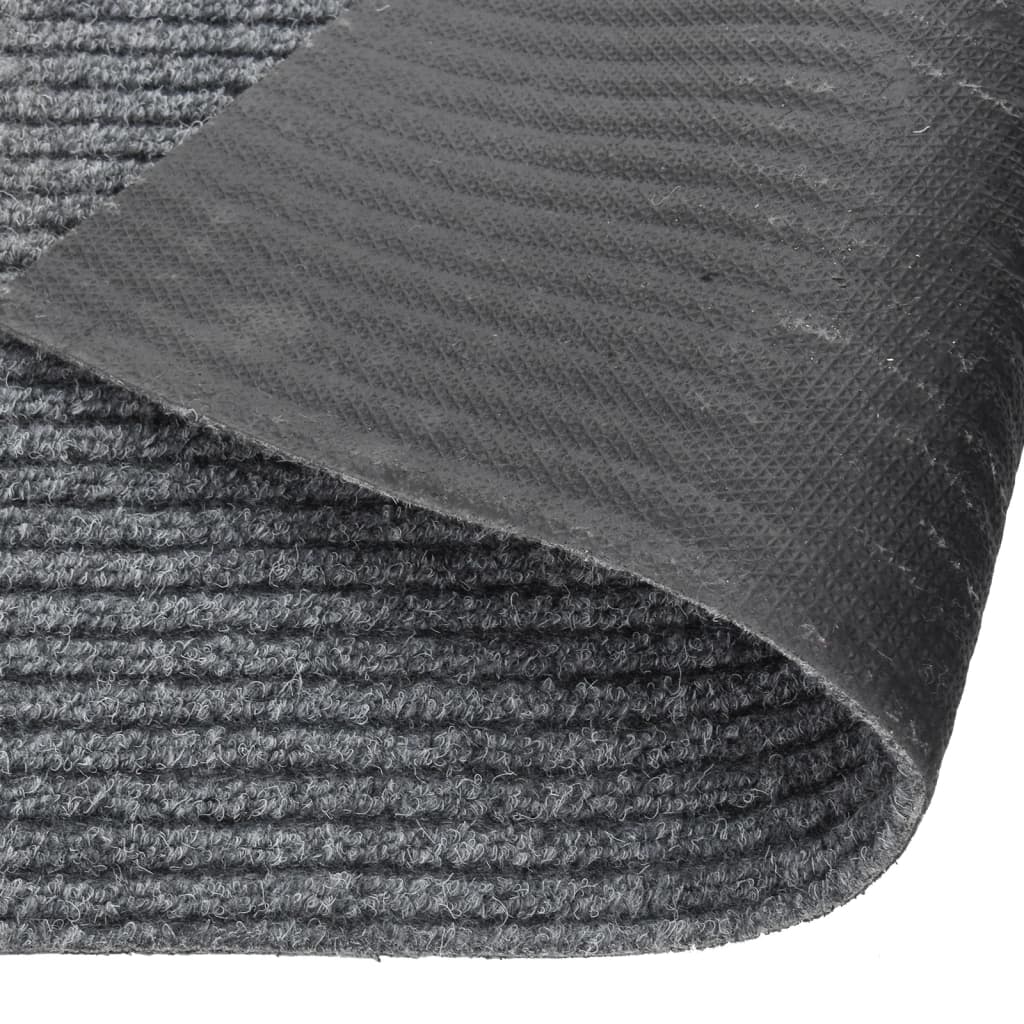 vidaXL Dugi tepih za hvatanje nečistoće 100 x 400 cm sivi