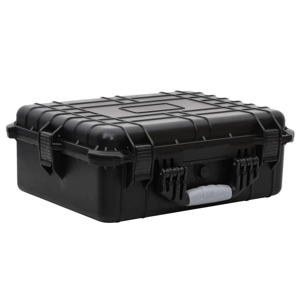 vidaXL Prijenosni kovčeg crni 52x40x19 cm od PP-a
