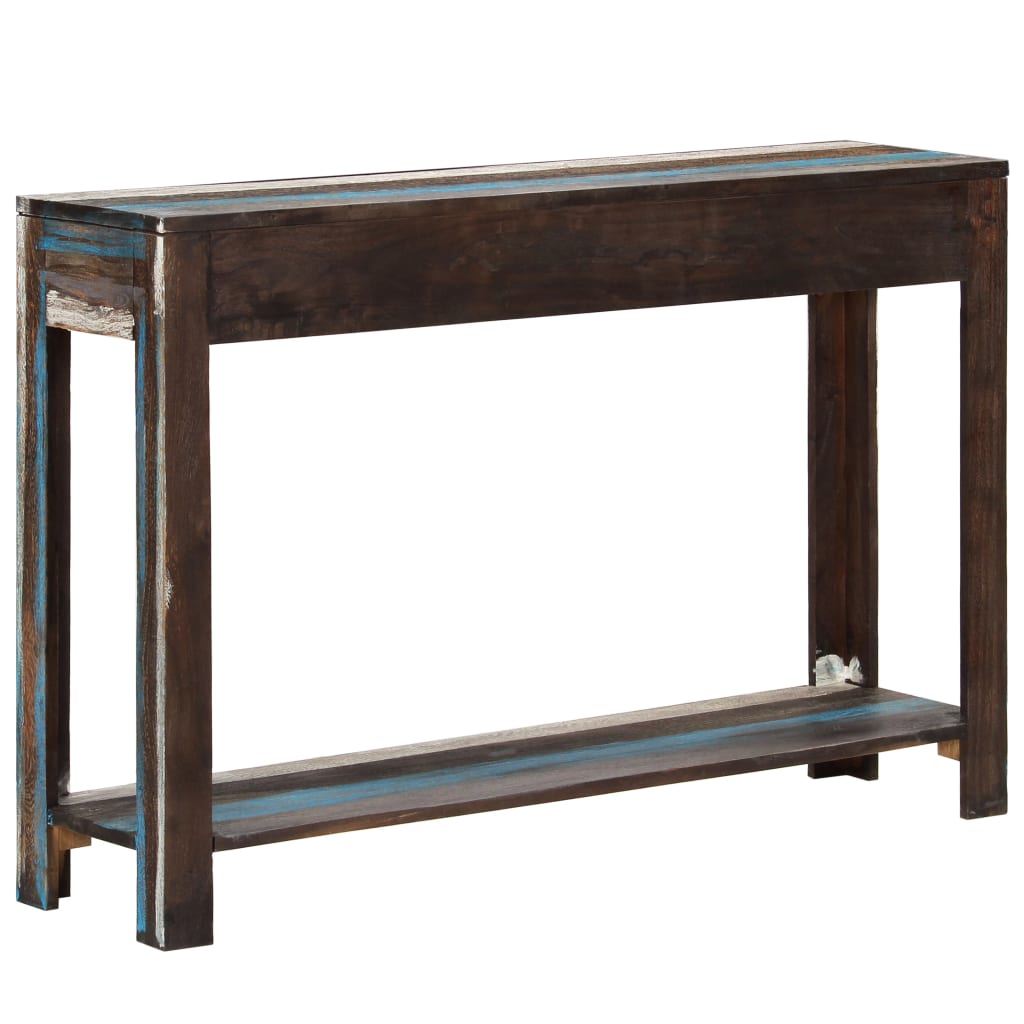 vidaXL Konzolni stol od masivnog drva starinski 118 x 30 x 80 cm